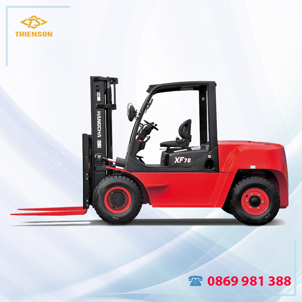 Xe nâng chạy dầu 7 tấn dòng XF