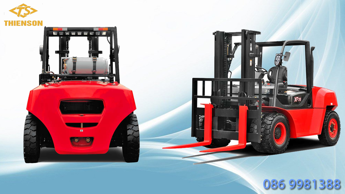 Xe nâng dầu 7 tấn dòng XF có nhiều ưu điểm vượt trội